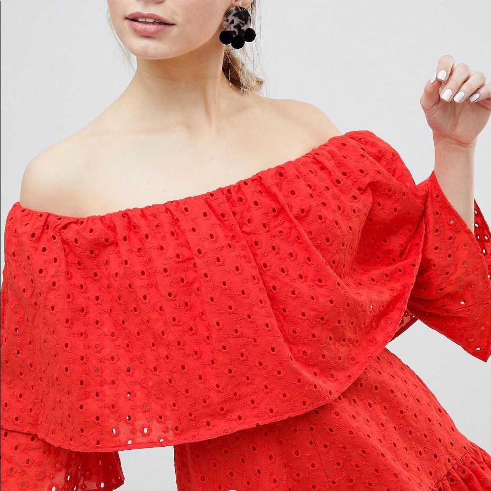 Red romper